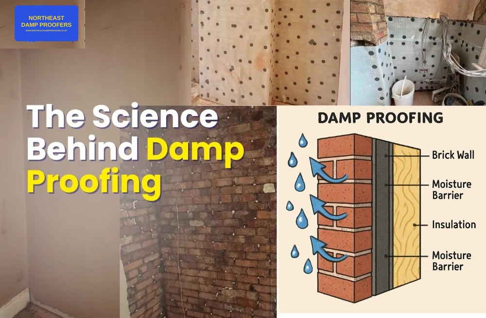 Damp proofing membrane installation